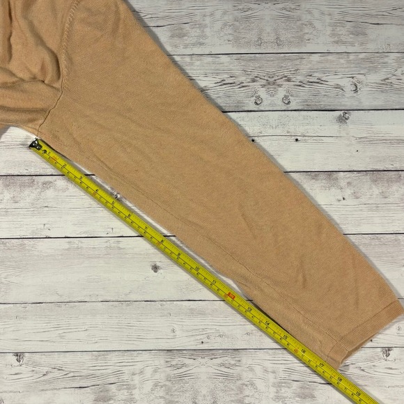 EILEEN FISHER Peach Textured Knit Long Sleeve Sweater Tunic Top XL TG - Picture 14 of 16